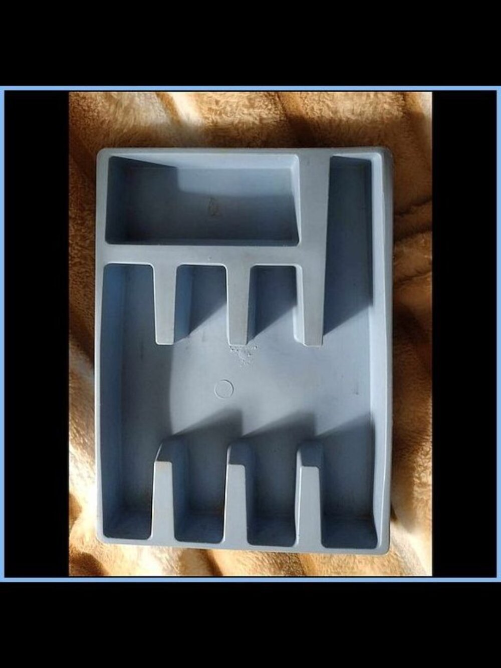 BLUE 5 Slot Drawer Organizer